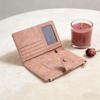 RFID Blocking Soft Leather Travel Passport Organizer