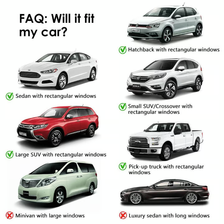 🚗 Universal Car Window Screens — Keep Your Car Cool, Comfortable & Protected