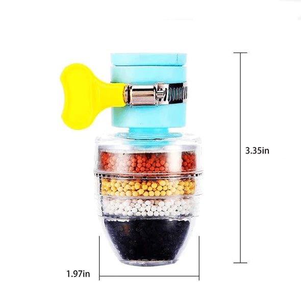 🔥2026 Upgrade 💧 6-Layer Charcoal Faucet Filter for Fresh, Safe Water
