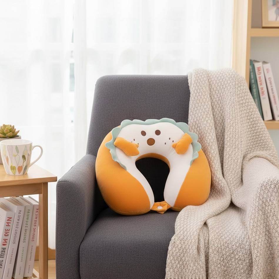 Creative Toast Bread U-Shaped Neck Pillow