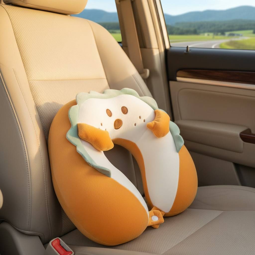 Creative Toast Bread U-Shaped Neck Pillow