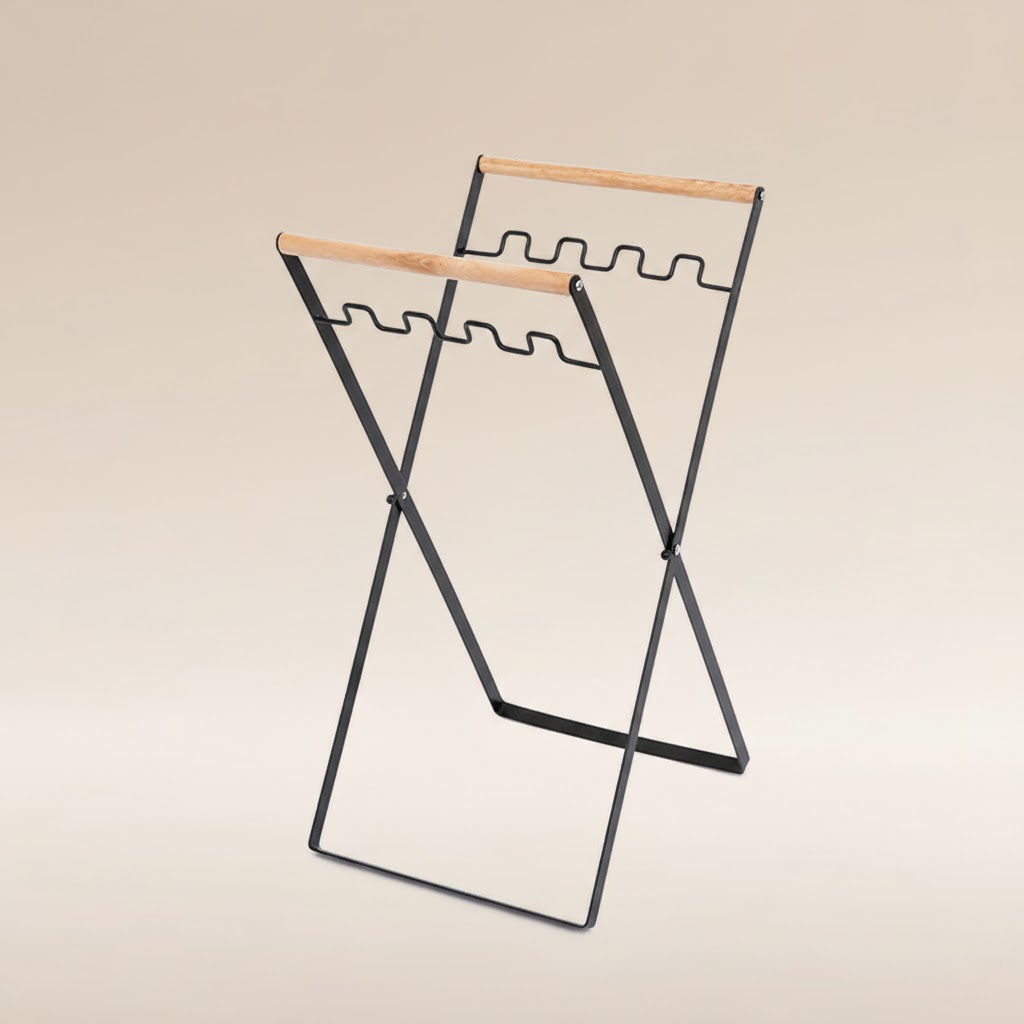 Portable Folding Trash Bag Rack
