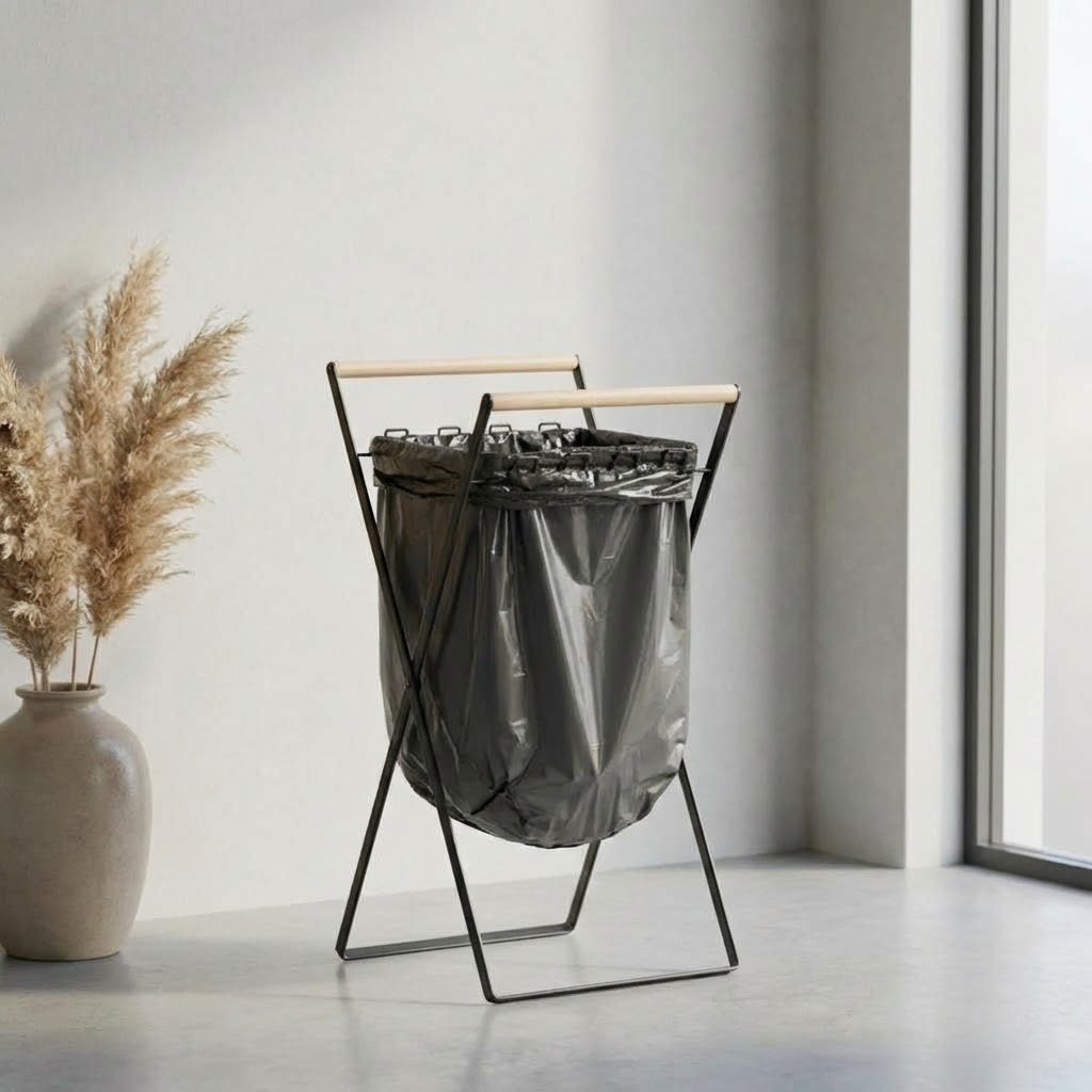 Portable Folding Trash Bag Rack