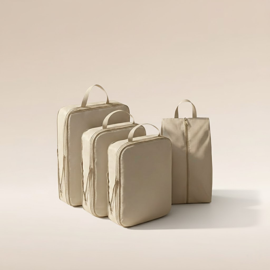 Compression Travel Storage Bags (4-Piece Set)