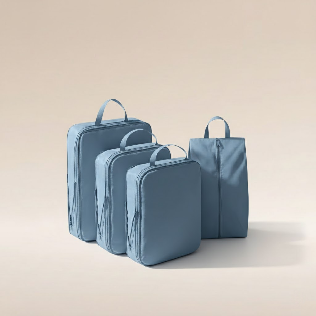 Compression Travel Storage Bags (4-Piece Set)