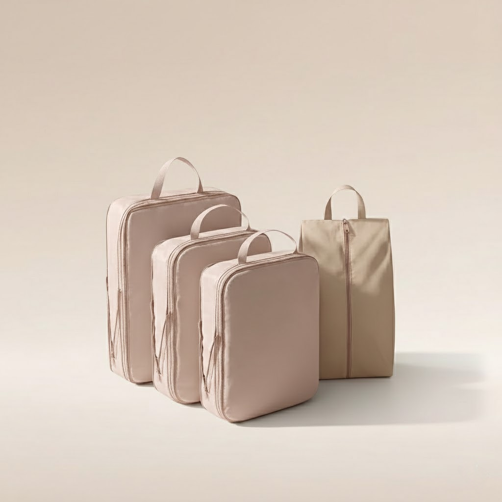 Compression Travel Storage Bags (4-Piece Set)