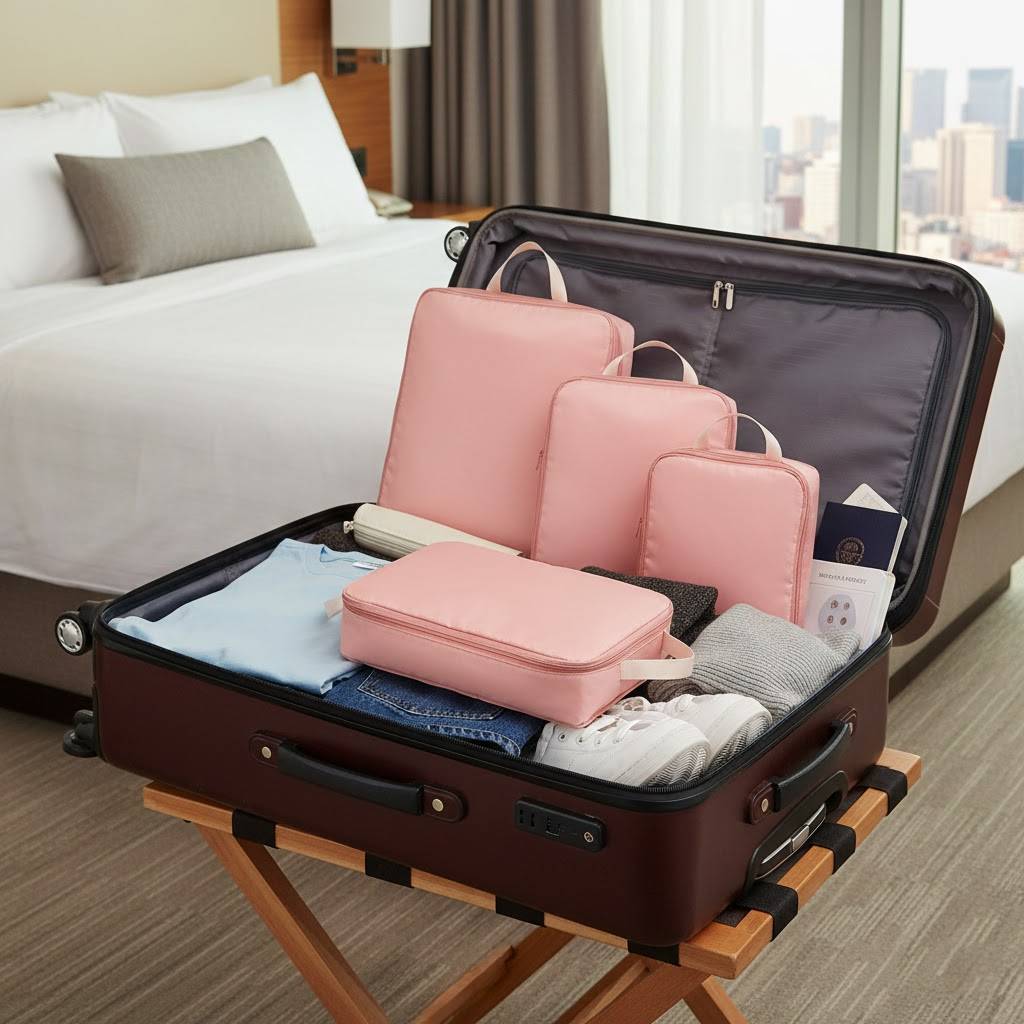 Compression Travel Storage Bags (4-Piece Set)