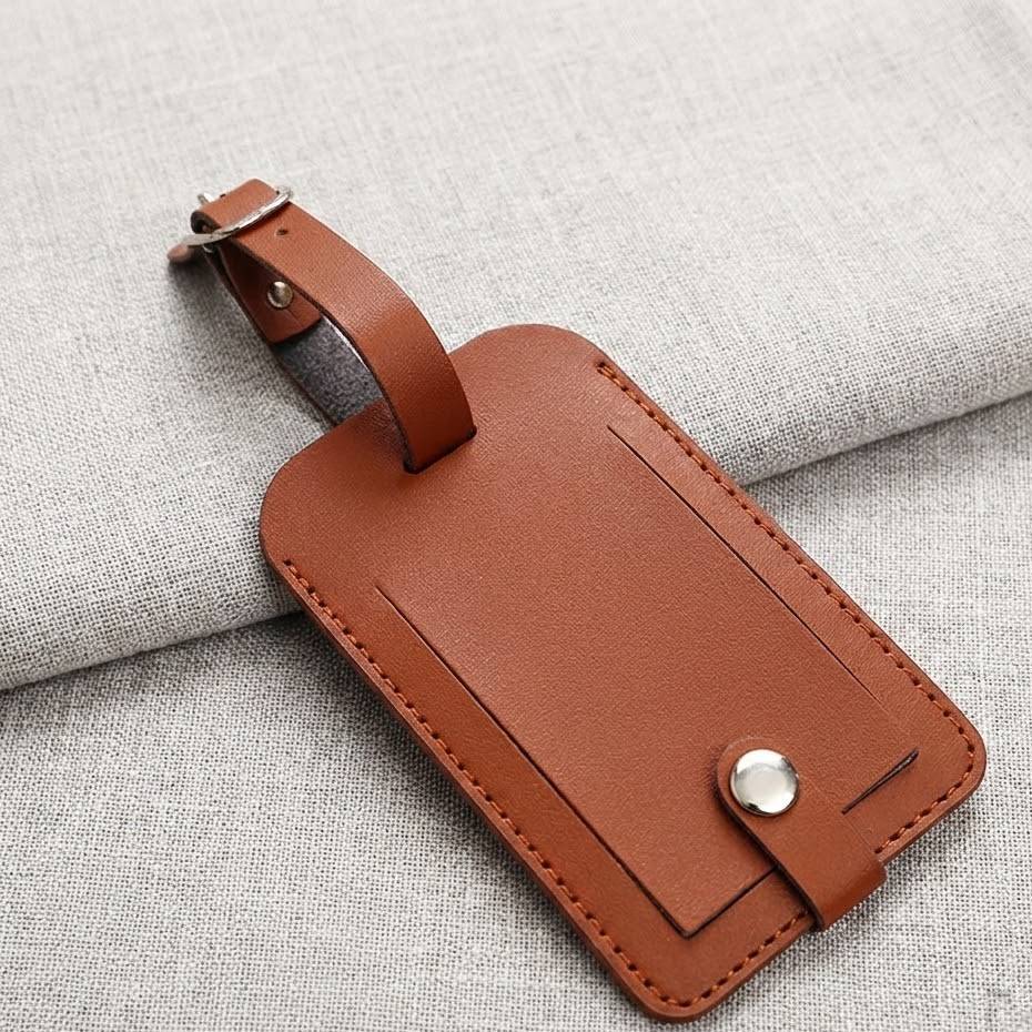 Premium PU Leather Creative Luggage Tag